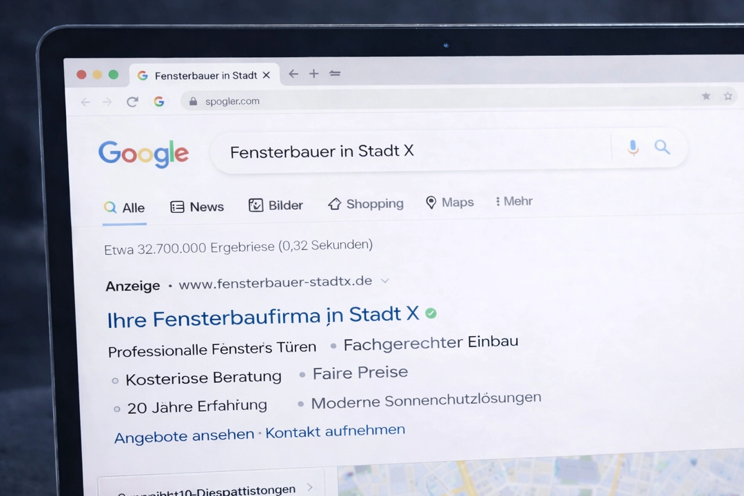 Gefunden werden bei 'Fenster austauschen [Stadt]'