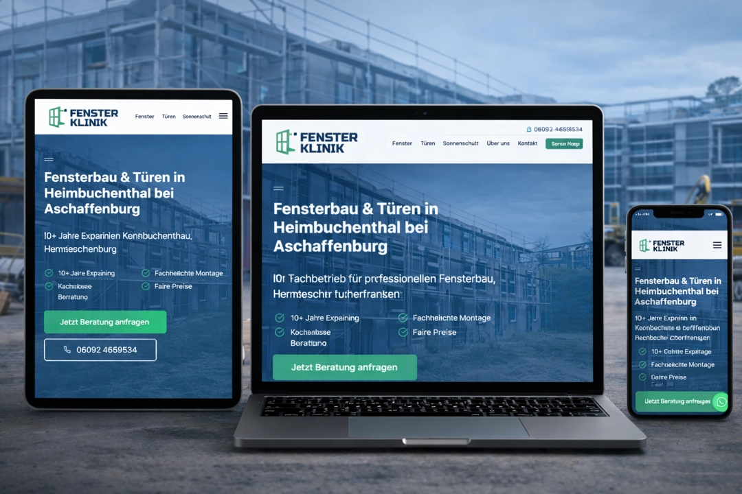 SEO-Fundament für 'Fenster austauschen [Stadt]'