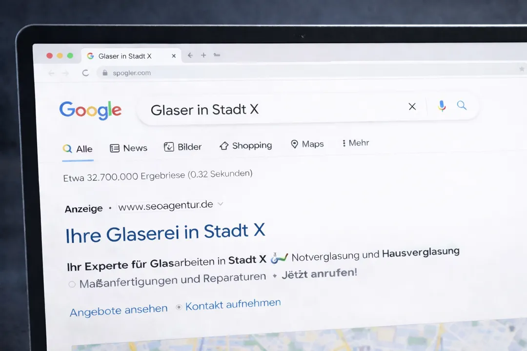 SEO im Glaser-Marketing-Gesamtsystem
