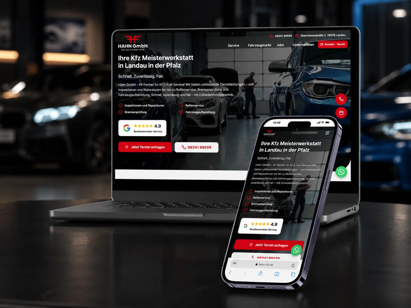 Conversion-optimierte Werbeseiten für jeden Service