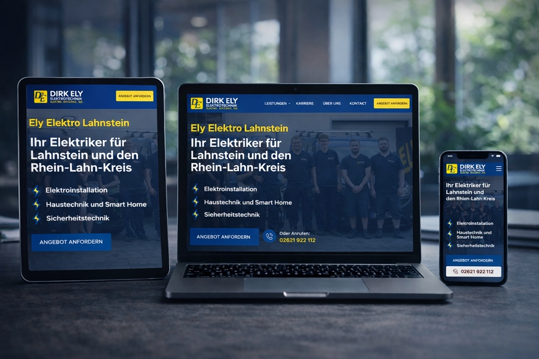 Professionelle Handwerker-Website