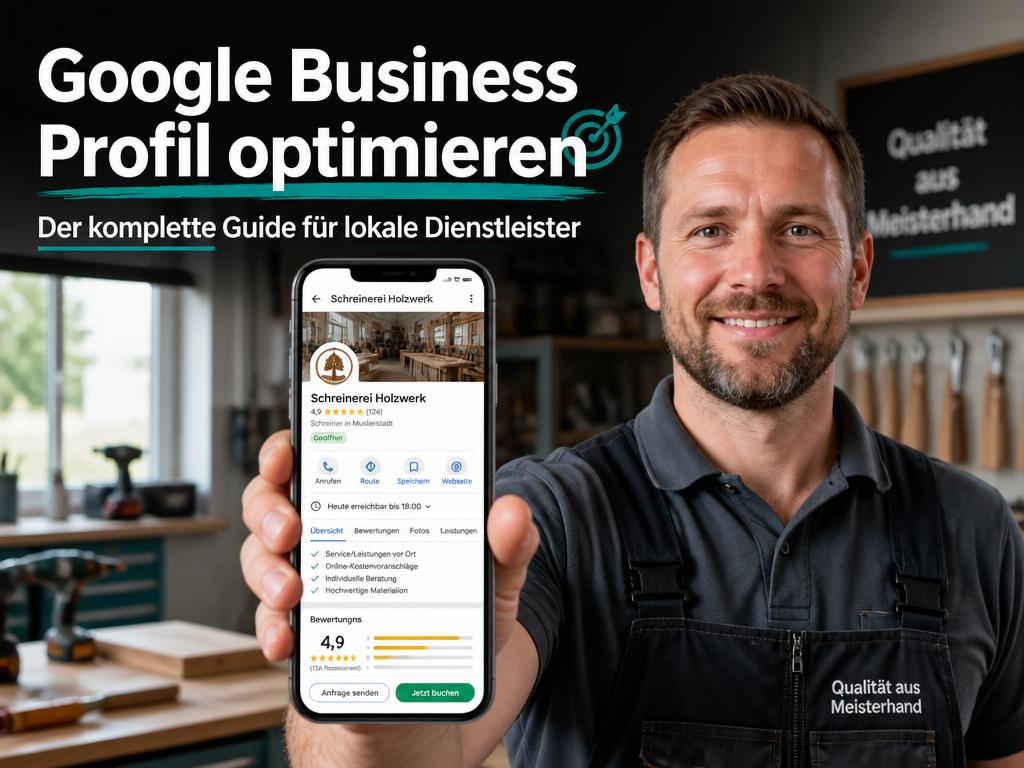 Google Business Profil optimieren: Der komplette Guide für lokale Dienstleister