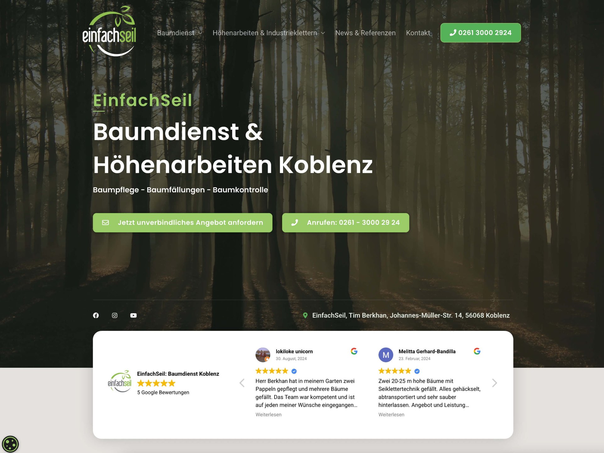 Baumdienst EinfachSeil